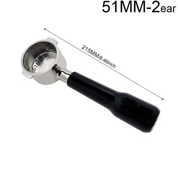 필터 51MM 교체 필터 바구니 커피 액세서리에 대한 커피 밑면 Portafilter, 10 P 2 Filter 51mm 1Pcs
