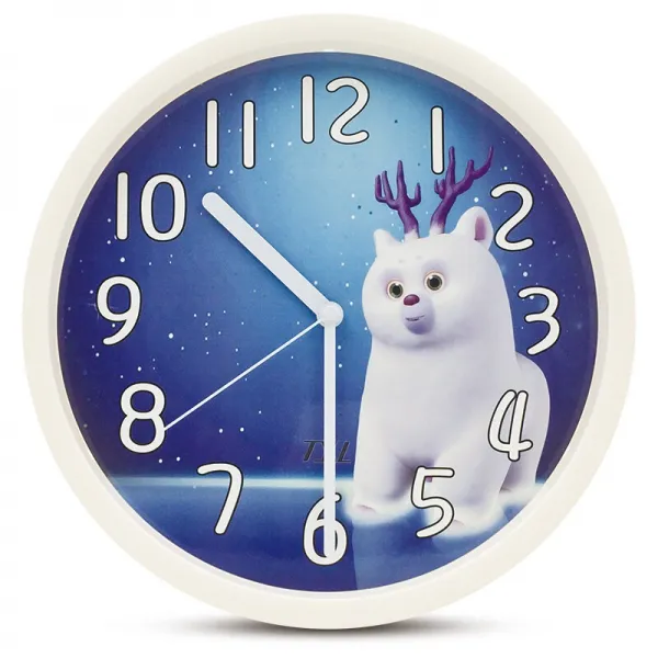 TXL 괘종곰 출몰 종정음 카세트 곰 에버랜드 광두강 침실 석영종 시계 어린이 침실 장식 괘종단 12인치, 상세페이지 참조
