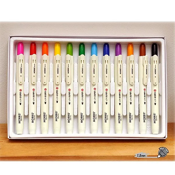 모리스 노크식 퀵마크s 유성매직 12set 1개