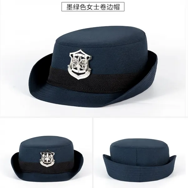 신식 보안원 훈계용 모자 경비원 자 여름 남자타입 통용 부동산업 호텔 작전 챙이넓은모자