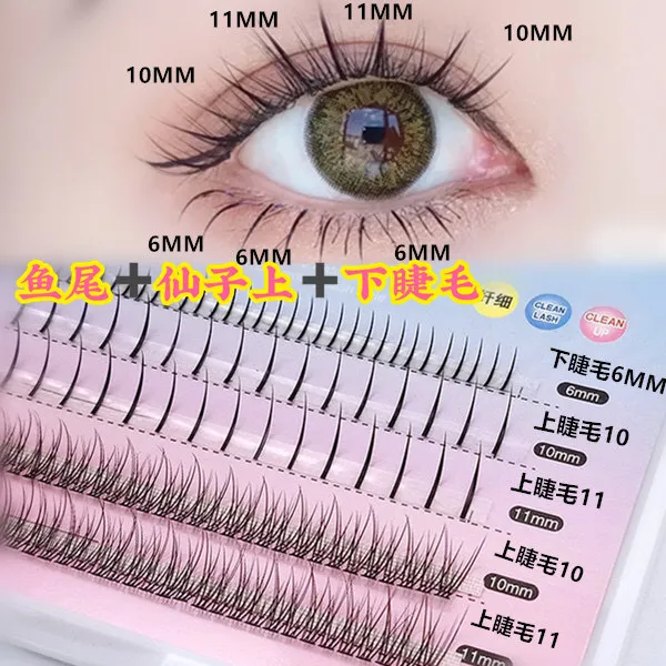 주연쇼핑 소홍서 머메이드 A 형혼재 솜털 다섯 줄 혼합 룩 내추럴 스스로 시집가다 주문을 받다 떼지어 모이다 속눈썹 1 머메이드 _머메이드 _아래 속눈썹