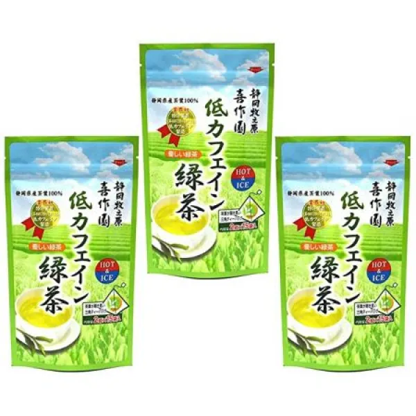 낮은 카페인 그린티 시즈오카 현 차잎 100 % 사드래곤 2g × 15 봉지 3 개 세트 90g 【그린티 본래의 단 One Size One Color