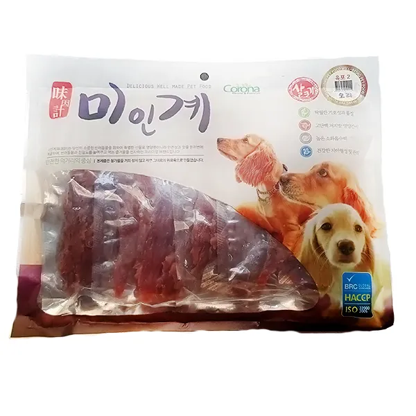 프리미엄 대용량 강아지간식 미인계 오리육포 400g