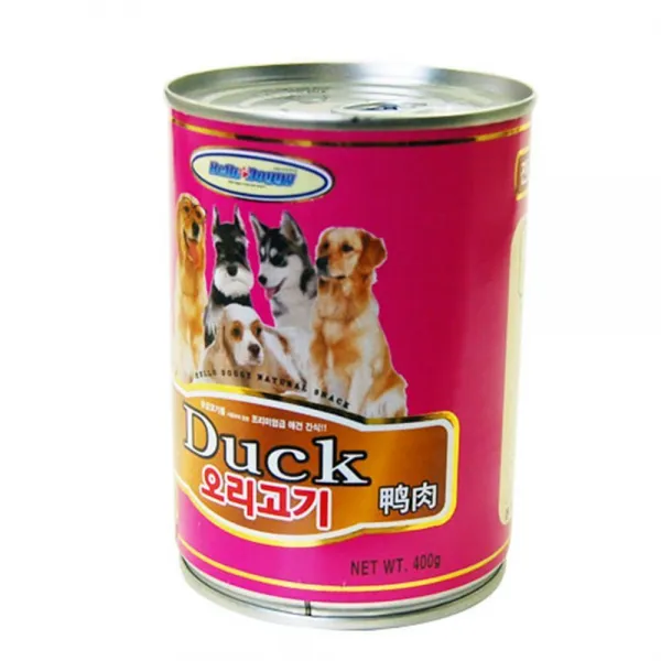 수유중 노령화견 오리고기캔 400g 5개 애완견통조림 애견통조림