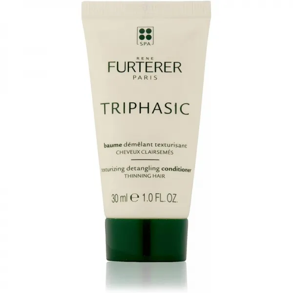 Rene Furterer Triphasic 텍스처 라이징 디 탱글 링 컨디셔너 가는 모발 남성 및 여성 여행용 사이즈 1