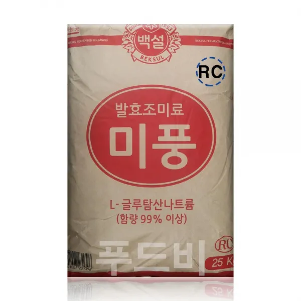 백설 CJ제일제당 미풍 25kg RC 푸드비 대용량 미풍RC, 1개