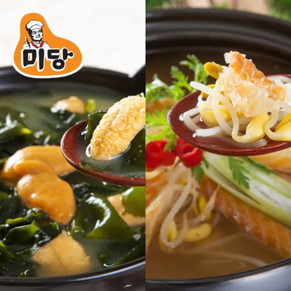 미당 [미당] 성게미역국 5팩 황태탕, 옵션없음, 옵션없음