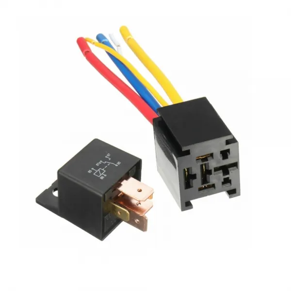 BX99 DC12V 차량용 릴레이 40A RELAYS 케이블 소켓, 단일상품