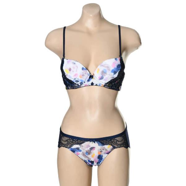  현대백화점 보디가드 여성브라set Wbw401 Wpw402 네이비 햄라인 A∼c컵진행