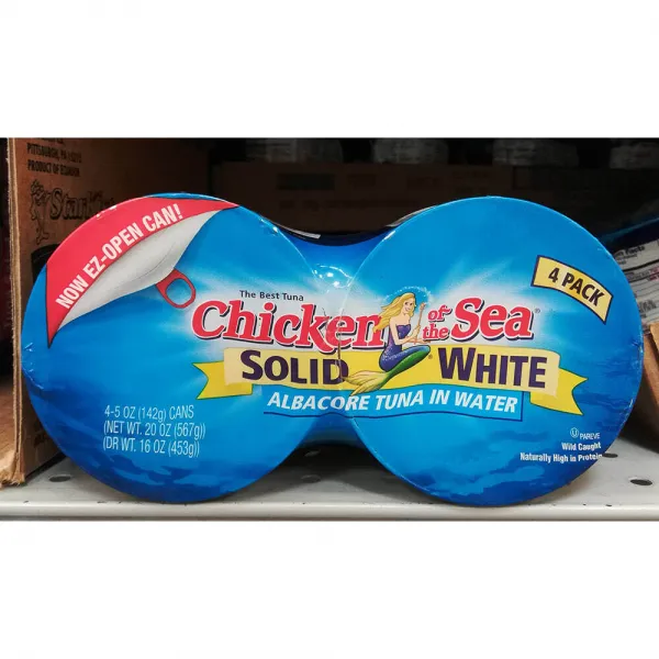 Chicken of the sea 순백색 알바코어 참치 4개입 567g, 4개