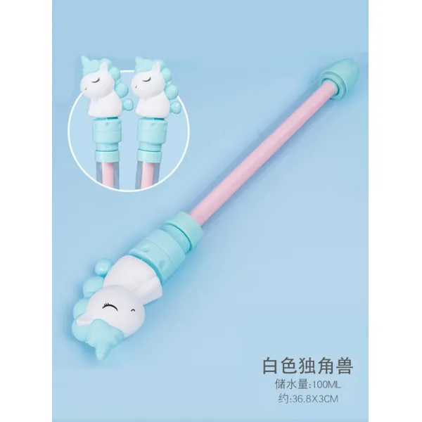 문어 생선 바다생물 촉수 물총 물총건 물놀이 소품 모음 물놀이건 장난감, K.화이트 유니콘 물총 1개