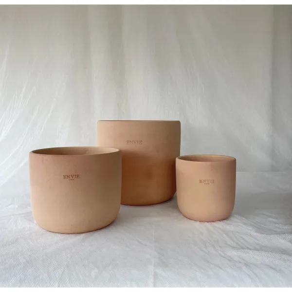 베트남토분 동그리 실내화분 홈가드닝 인테리어 앙비까사 ENVIE CASA, 19 cm