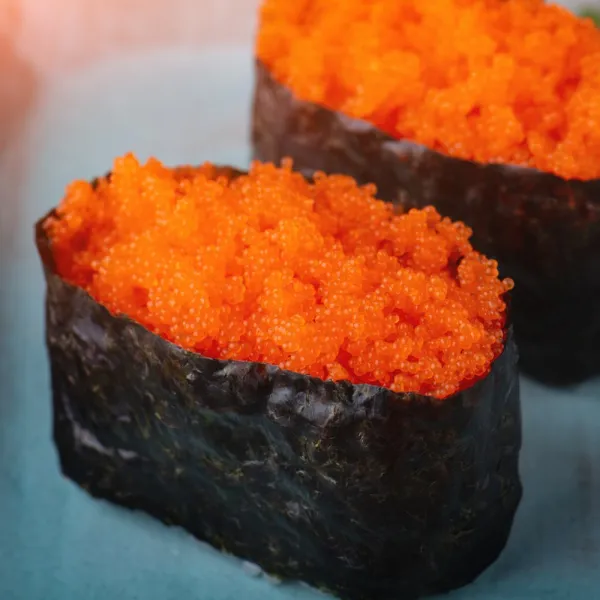 [아람씨푸드] 아라찬 날치알레드 500g 초밥재료 담홍 알밥 마끼 냉동, 1팩