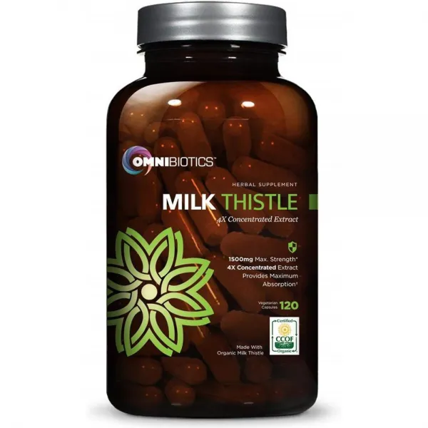 옴니바이오틱스 밀크시슬 120정 375mg 1팩 간에좋은약 피곤할때 만성피로 영양제