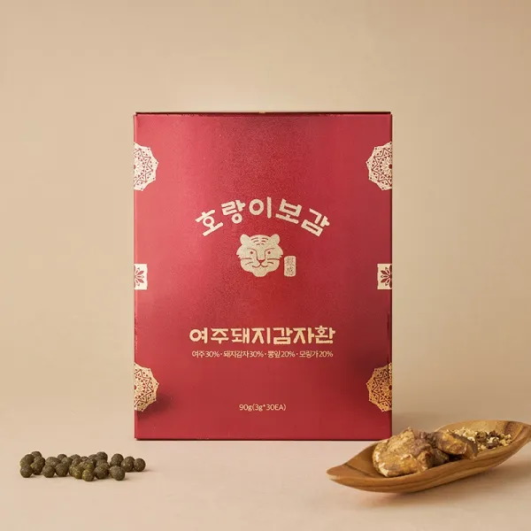호랑이보감 여주돼지감자환 2ea+여주돼지감자차 77개입 1ea+텀블러 1ea, 단품, 단품