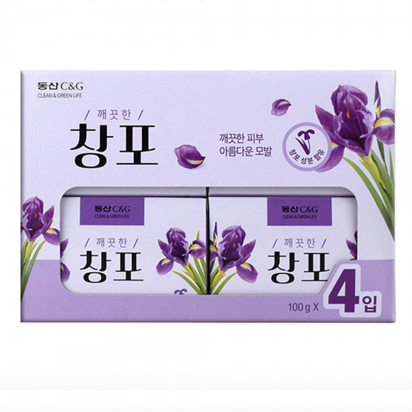 순비누 등드름 닭살 올인원 창포비누 100g 4p, 기본