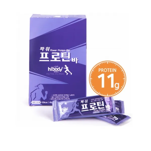 파시코 파워 프로틴바(에너지고갈방지+영양단백질바) 프로틴바, 20개, 40g