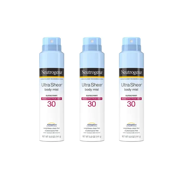 neutrogena 과격파 깎아지르다 몸 안개 자외선 차단제 스프레이 넓은 스펙트럼 spf 30일 중량 부족 좋아하는 그리고 물 저항하는 무급유 non-comedogenic, SPF 30