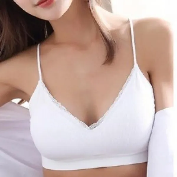 유니스토어 시원한 칼라 깔금한 2만원대 선물 디자인 여성 X끈 레이스 캡내장 나시 E 721443