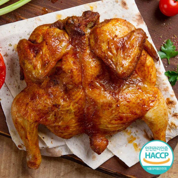 충청식품 치킨 오븐구이통닭550g ( 냉장 ) 국내산 에어프라이어치킨, 1팩