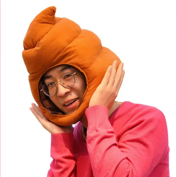 쓸데없는 선물 똥모자 똥귀마개 겨울모자 인싸템