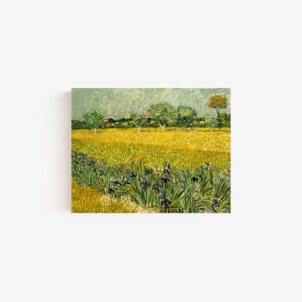 모두의팩토리 빈센트 반 고흐 미니 탁상액자 54종 9x7cm, 40.아를근처의 아이리스 꽃밭