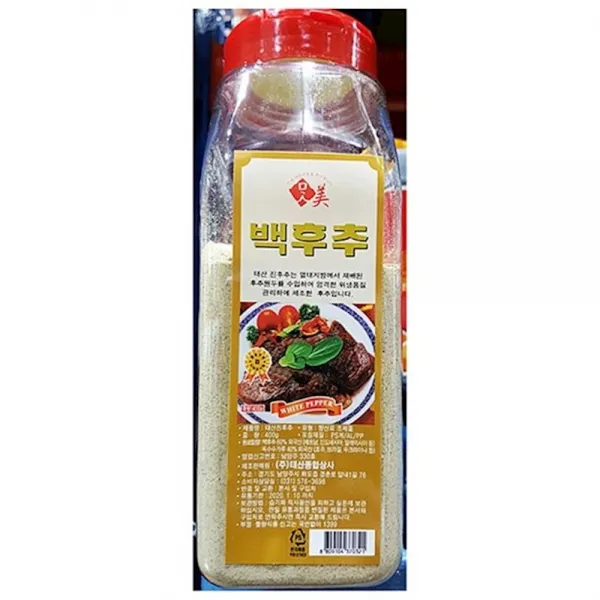 백후추가루 태산 400g X20 식당용루 식재료루 업소, 1개