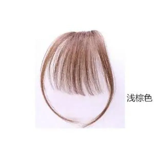 공기 앞머리 가발 여 망 홍진발 가짜 자연 초박달 박진감 제해 머리결 실크, 1, 생머리 있는 리넨슬럽