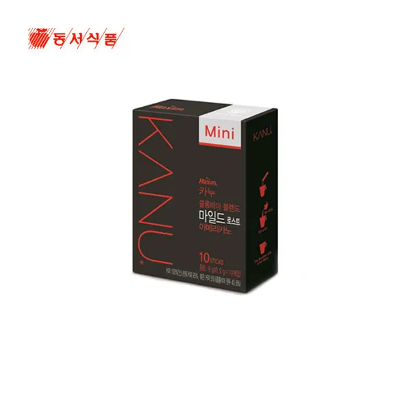 179 잡빠랑스 / 동서식품 카누마일드 미니-10티백 부드러운향 깊은풍미 가정용 탕비실용 블랙커피 프렌치카페커피믹스 맥심모카골드 일반커피믹스, 단일 총 수량