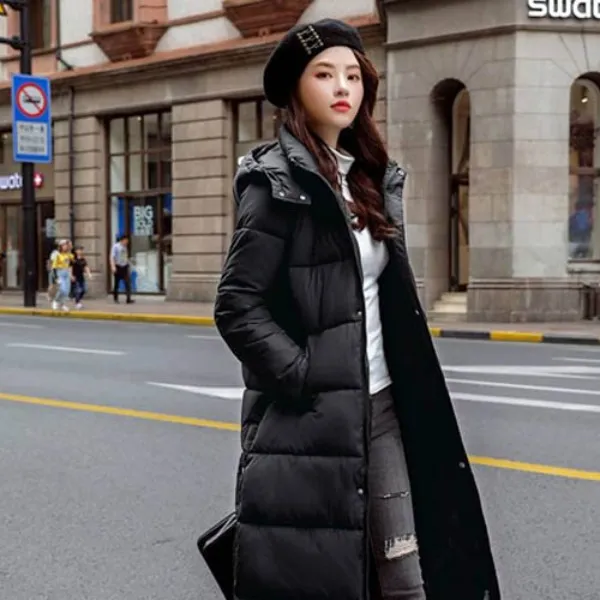 가바바 여자 겨울 숏패딩 힙합스러운 스타일 큰 지퍼가 매력적인 데일리 패딩점퍼 G40285