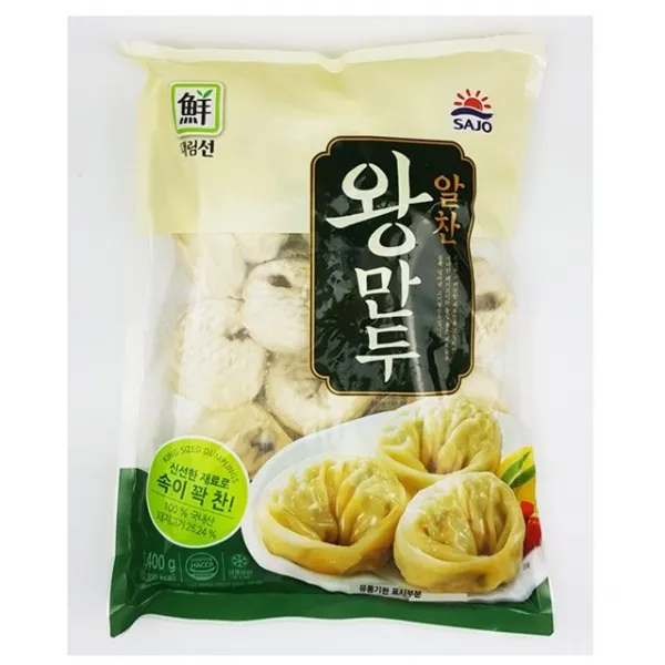 대림 알찬왕만두 1.4kg 육즙가득만두 편의점만두 핫바 물만두 닭강정 핫도그 옹심이만두 djfy, 1개