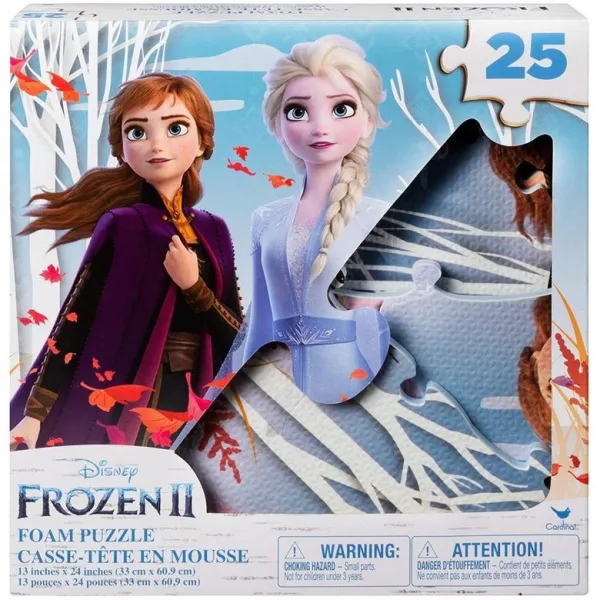 해외구매 Disney Frozen 2 25 피스 지 그 소 퍼즐 가족 아이들 및 미취학 아동을위한 퍼즐 4 세 이상, 상세참조, 상세참조
