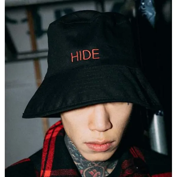 스마트영 버킷햇 자녀 큰 대야 모자 쉽게 폐장 천새 같은 레터링 해드 아웃도어 선캡