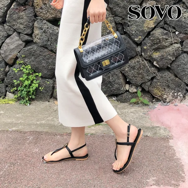 엔틱코인 쪼리 단화 플랫 여성샌들 2cm