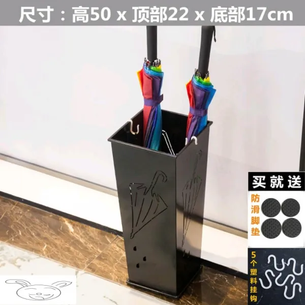 우산 스탠드 우산꽃이 보함관 호텔 로비 카페 상가 홈 인테리어, B통: 블랙[통장배송] 개