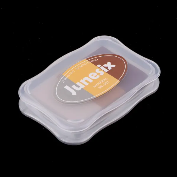 Jc 혼합 색상 잉크 패드 안료 잉크 패드 고무 도장 지문 기술 무독성 비