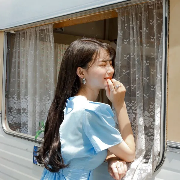 가발매니아 프릴웨이브(형상기억인모) 57cm납짝한뒤통수도 ok 리얼라인피스 오픈반가발, 1개, 투톤브라운