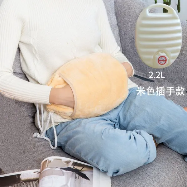 오직구 손난로방한용품 손난로담요 휴대용손난로 캐릭터손난로 전기손난로 일회용손난로 온수손난로 오일손난로 기름손난로 발주전자, 2.2L 베이지 _개입 코트