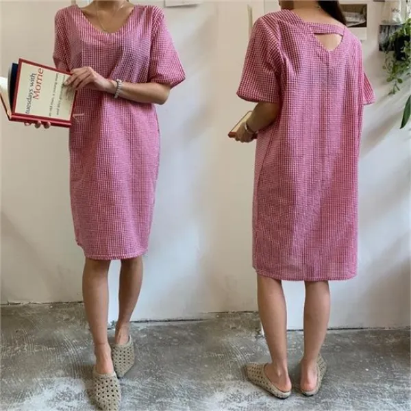  강물처럼 Bs 요루브이체크원피스6086h907 빅사이즈