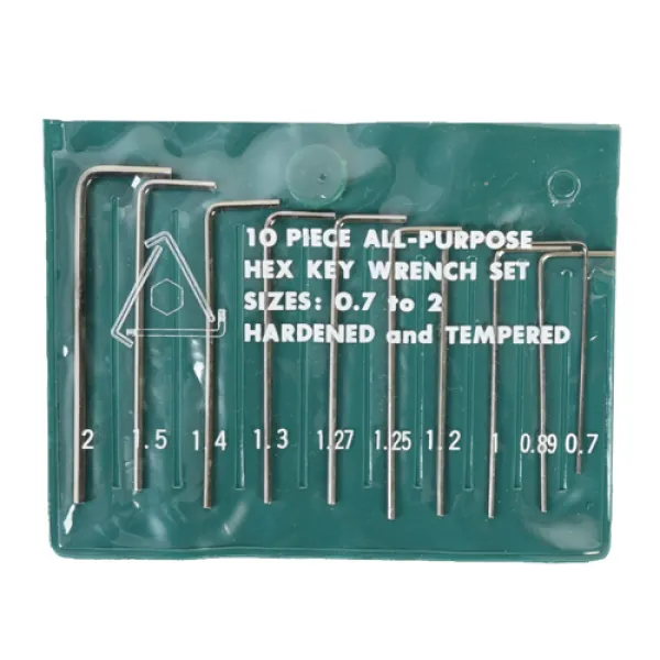 45 도우유통 / L렌치set(SCM) 극소(0.7~2.0mm)10P 육각렌치 복스세트 만능렌치 스패너/렌치