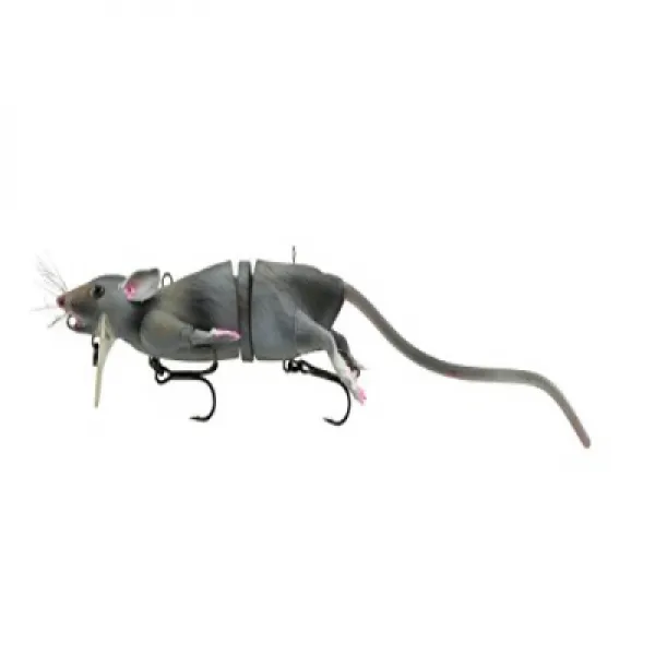 Savage Gear R-300-GY 3D Rat Bait Grey 11 3/4” 11 3/4 ” 회색 야만적 인 장치 3D Rat Bait, 1