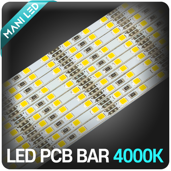 마니LED 고휘도 초슬림 4mm PCB LED바 DC 12v 진열장 도광판, 1개, 03번_1m/90 비방수 50cm 정화이트