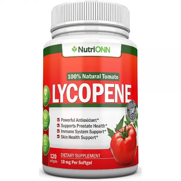 [미국 직구] 리코펜 10MG 120 연질 캡슐 프리미엄 품질의 산화 방지제 100 % 천연 토마토 전립선 영양제, 상세페이지참조