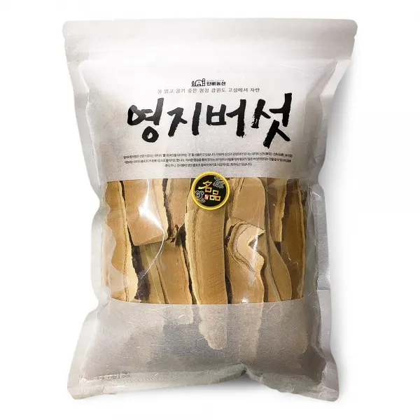 단비농산 국산 영지버섯 절편 (강원도 고성 2020년 수확), 1봉, 400g