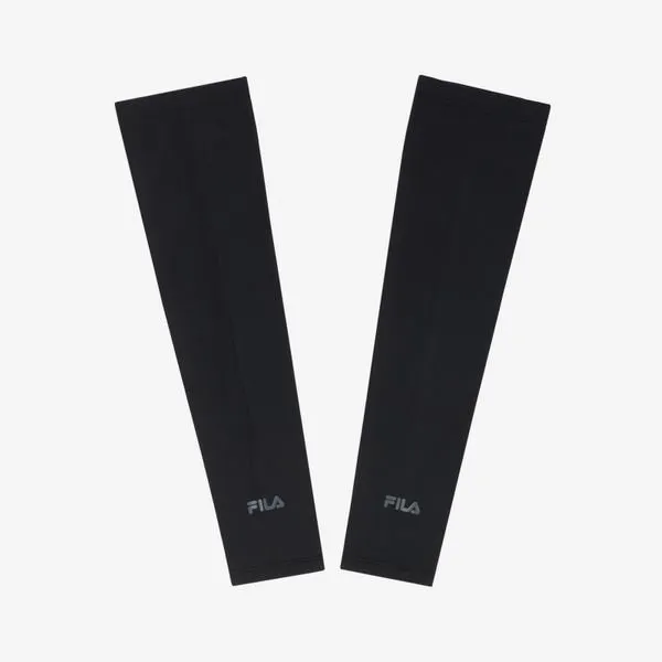[갤러리아] 휠라(FILA)*FILA*(NEW)남 여공용*리니어로고 냉감 팔토시(FS3KNC6151X BLK), 검정