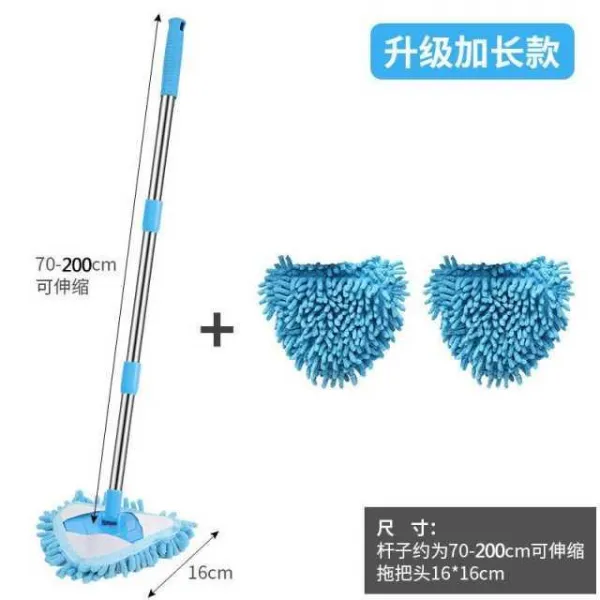 리키스컴퍼니 스테인레스그릴 긁다 투웨이 헤드 멀티 벽면 천장 차닦이 유리 청결 먼지제거, 연장 타입 2M (도합 3블럭 리필