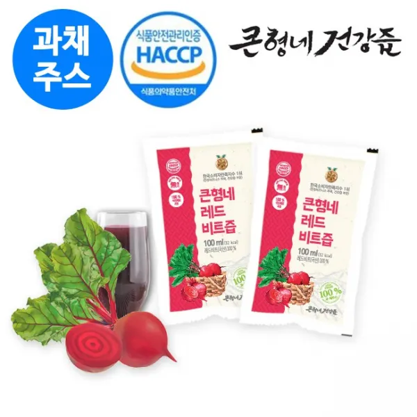 큰형네건강즙 온가족을 위한 레드비트즙, 30팩, 100ml