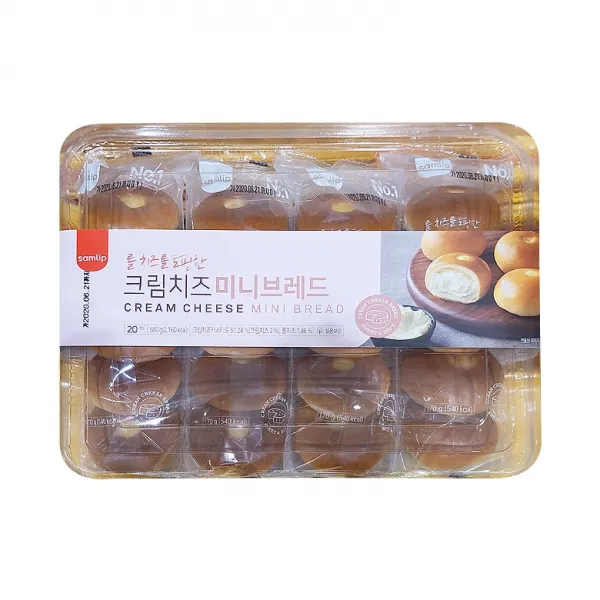 삼립 미니 크림 치즈빵 34g x 20, 1개
