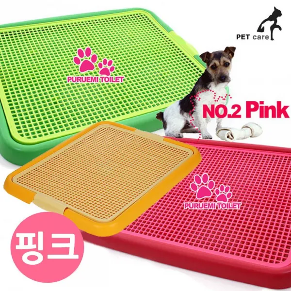  2개묶음 푸르미 토일렛 그물망 핑크 