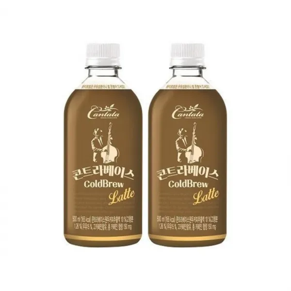 롯데 콘트라베이스 라떼 500ml x 24페트 (콘트라베이스커피 콘트라베이스 롯데콘트라베이스 라떼 콘트라베이스라떼), 단품, 단품